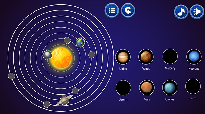 ﻿Solar System - HTML5 Game - Construct 3 - 2