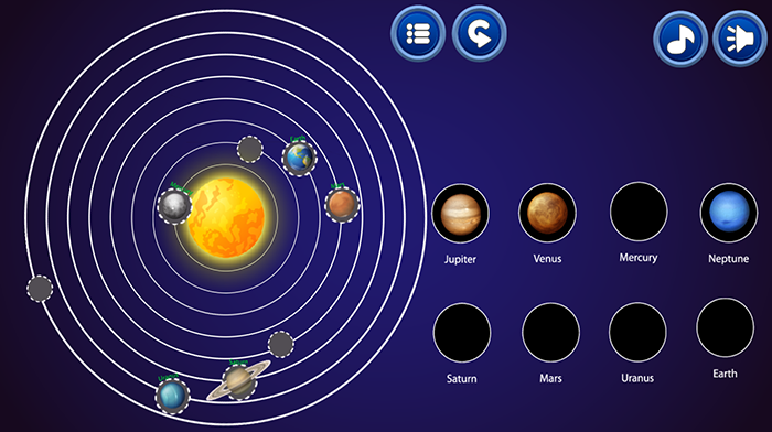 Solar System - HTML5 Game - Construct 3 - 3
