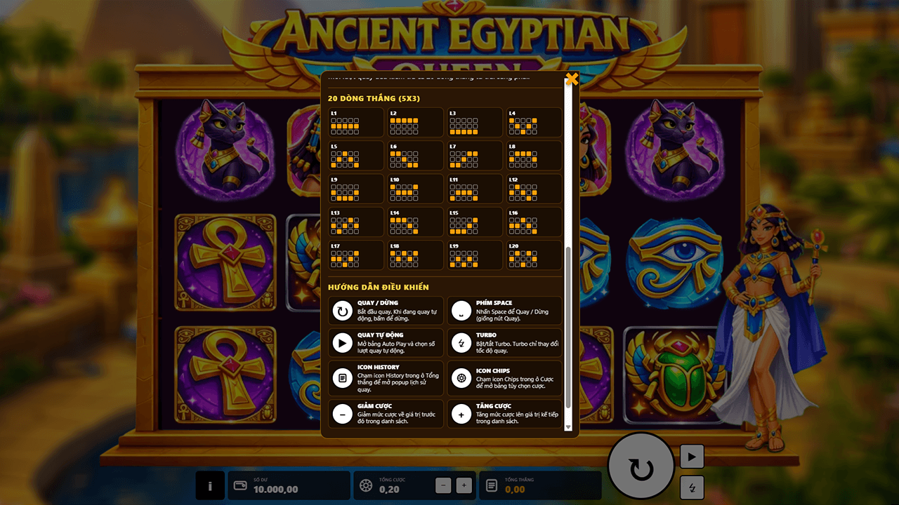 Ancient Egyptian Queen - Construct 3 HTML5 Game Source Code