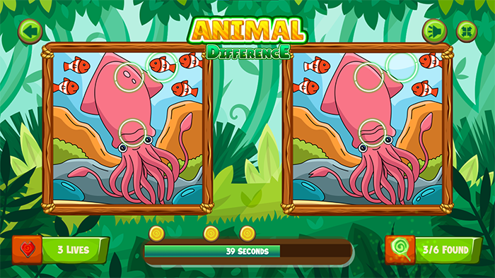 Animal Difference - HTML5 Game - Construct3 - 3