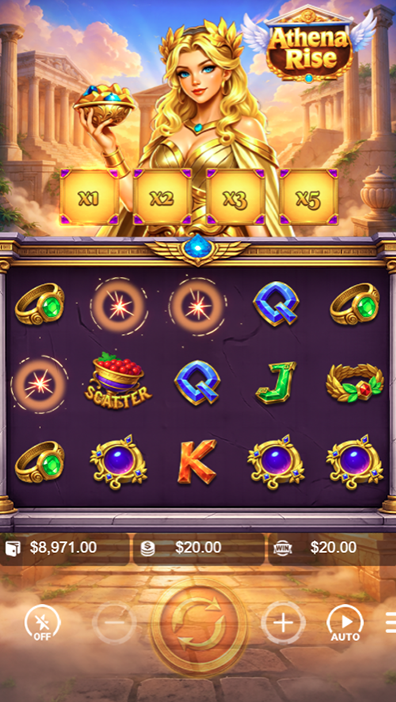 Athena Rise - HTML5 Game - 1