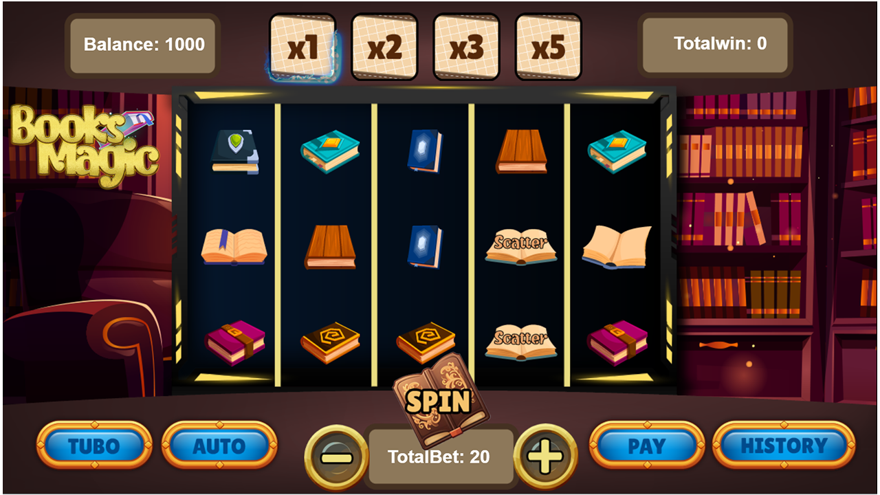 Books Magic - HTML5 Game