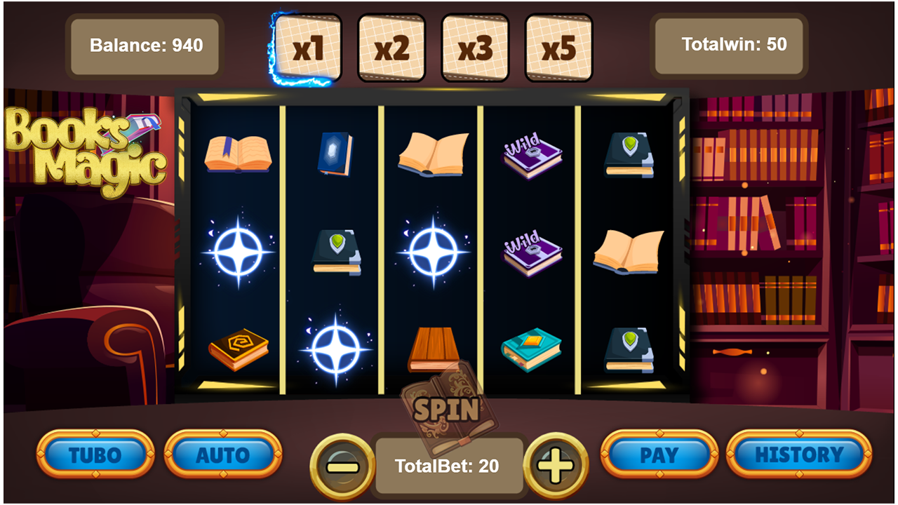 Books Magic - HTML5 Game