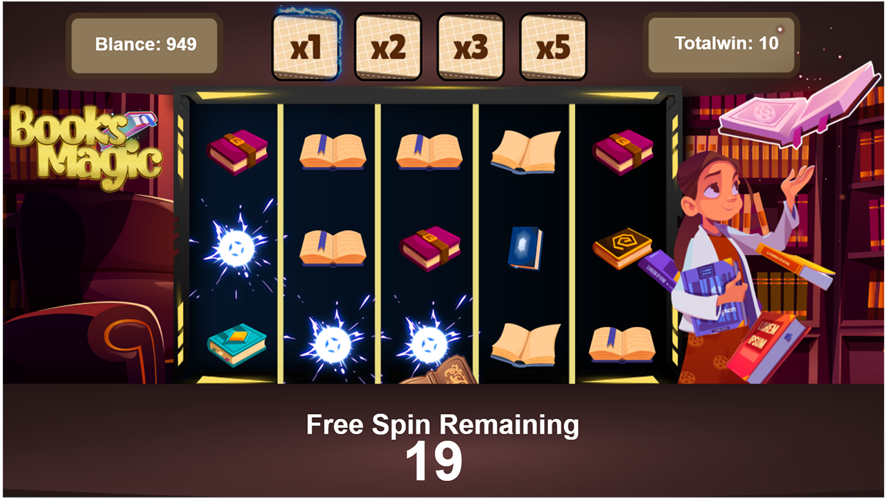 Books Magic - HTML5 Game