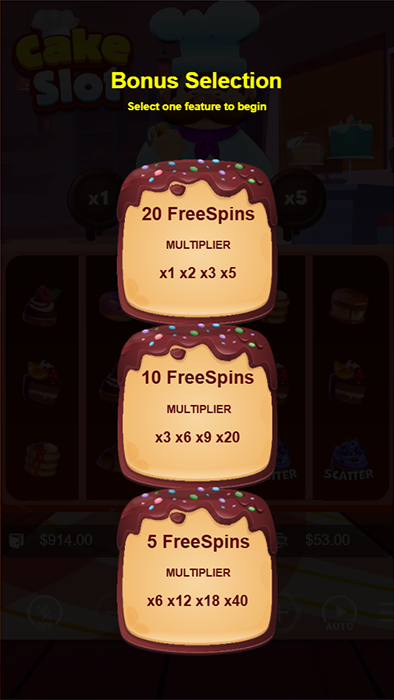 Cake Slot - HTML5 Game