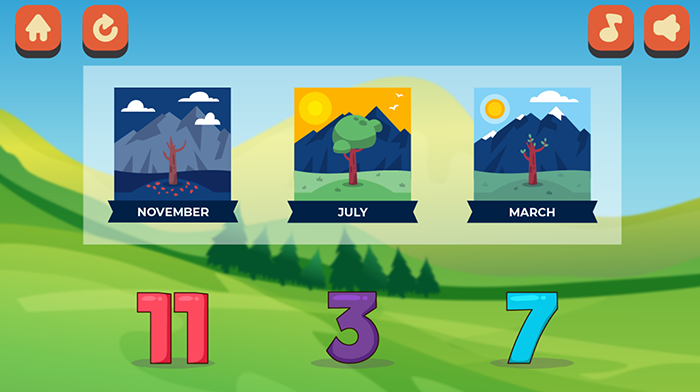 Calendar Challenge - HTML5 Game - Construct3 - 1