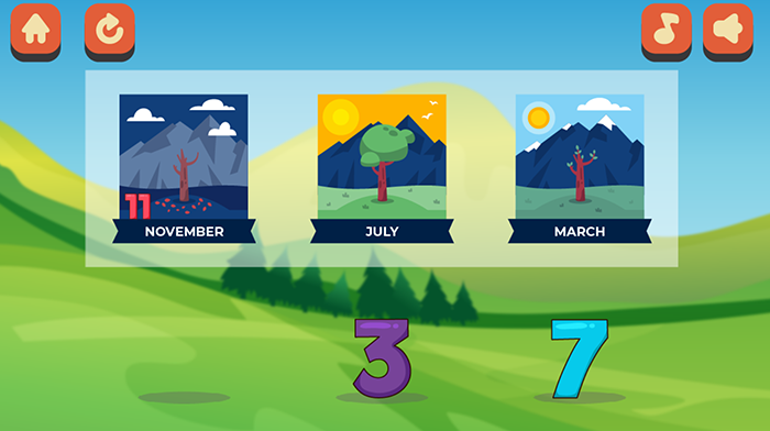 Calendar Challenge - HTML5 Game - Construct3 - 2