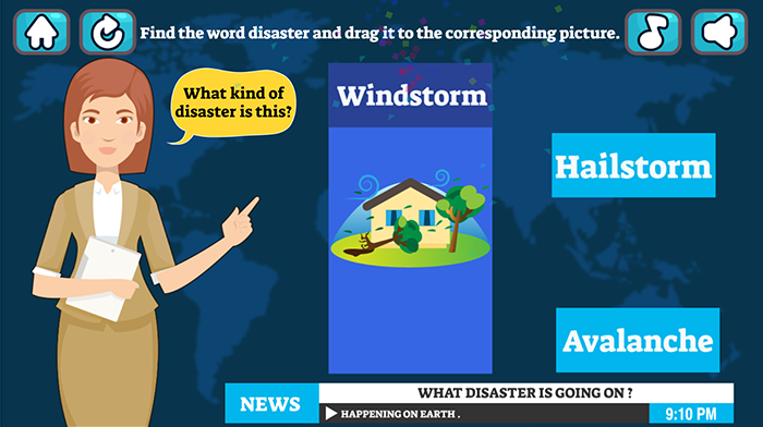 Disaster Quiz Natural - HTML5 Game - Construct3 - 3