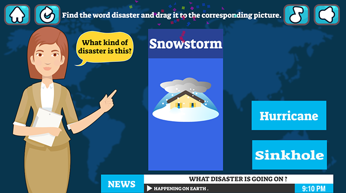 Disaster Quiz Natural - HTML5 Game - Construct3 - 4