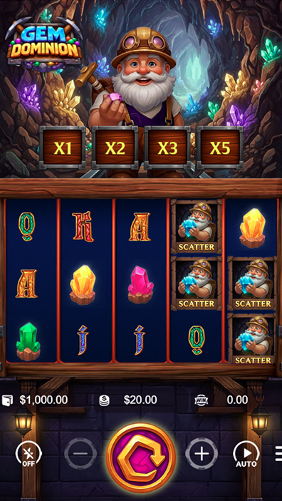 Gem Dominion - HTML5 Game