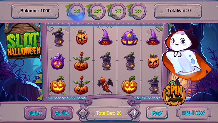 Halloween Slot - HTML5 Game - 1