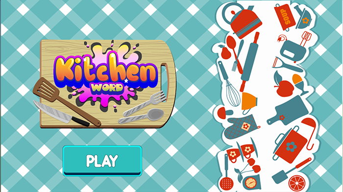 Kitchen Word - HTML5 Game - Construct 3 - 1