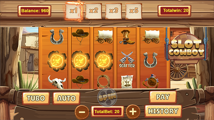 Slot Cowboys - HTML5 Game - 3