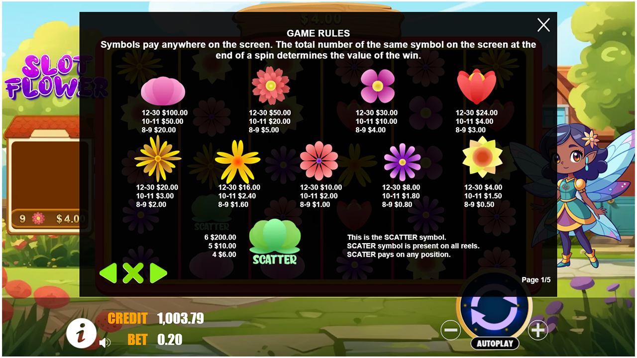 Slot Flower - HTML5 Game