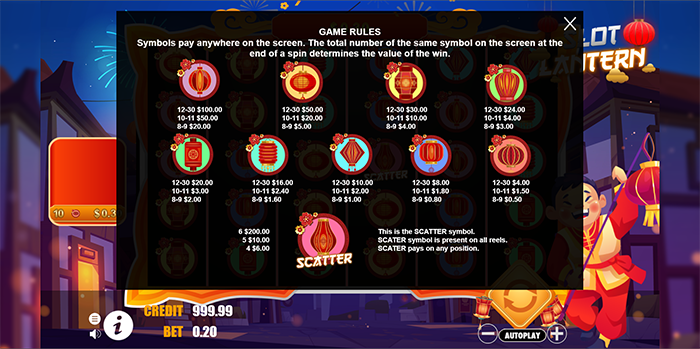 Slot Lantern - HTML5 Game - 3
