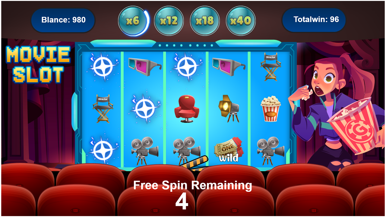 Slot Movie - HTML5 Game - 3