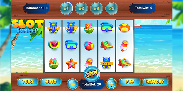 Slot Summer - HTML5 Game