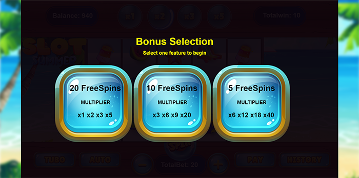 Slot Summer - HTML5 Game