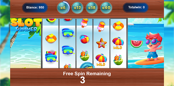 Slot Summer - HTML5 Game