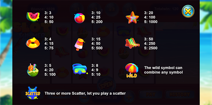 Slot Summer - HTML5 Game