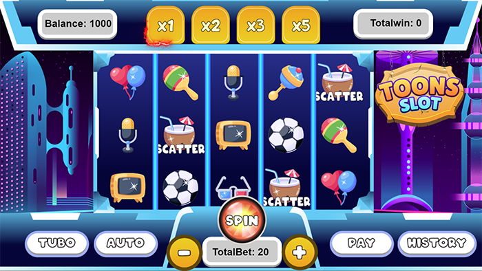 Slot Toons - HTML5 Game - 1