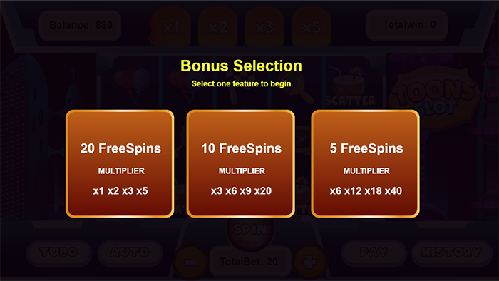 Slot Toons - HTML5 Game - 2